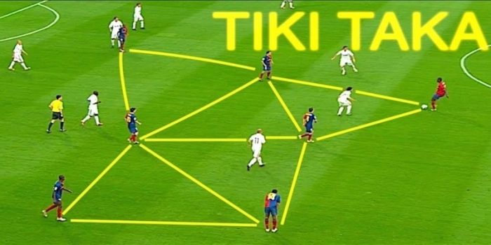 Tiki Taka - Một trong các chiến thuật trong bóng đá nổi tiếng
