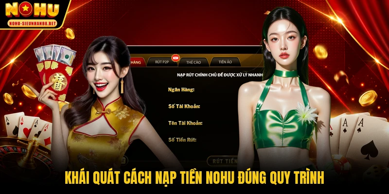 Khái quát cách nạp tiền NOHU đúng quy trình